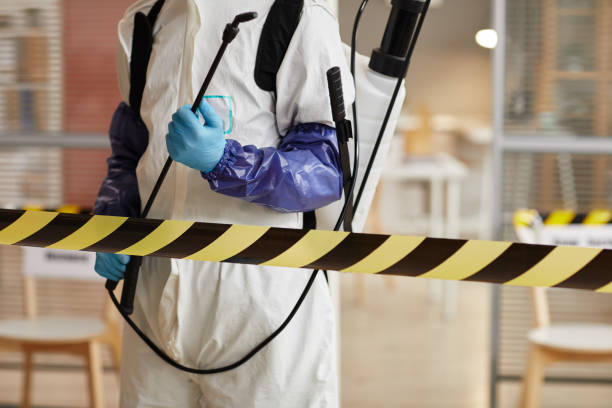 Professional Infectious Disease Decontamination technician working in Wilmington, IL